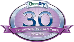 30 Years of cleaning excellence badge